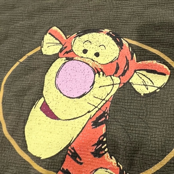 Vintage 90s Tigger Winnie the Pooh Cartoon Long Sleeve 1990s Shirt - Picture 3 of 5